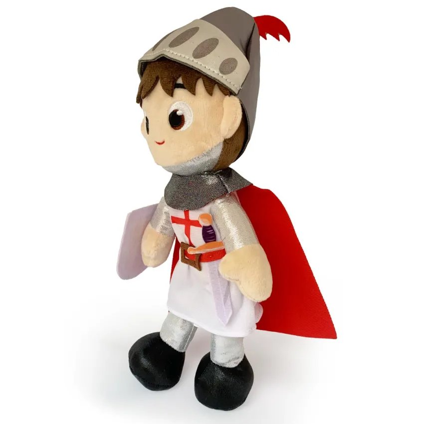 Peluche Chevalier Sant Jordi - 35 cm | Doux et Détailé