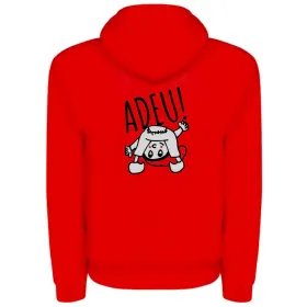 Red Patufet hoodie with hood – Oniricat