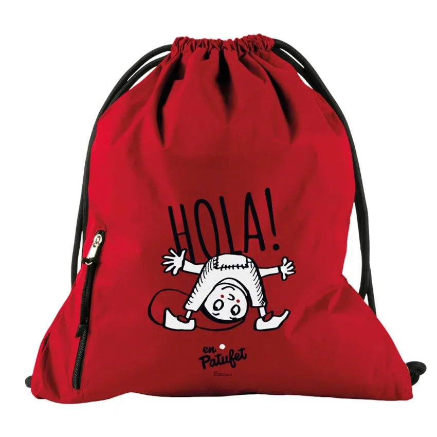 Sac à dos rouge Patufet – déperlant et original