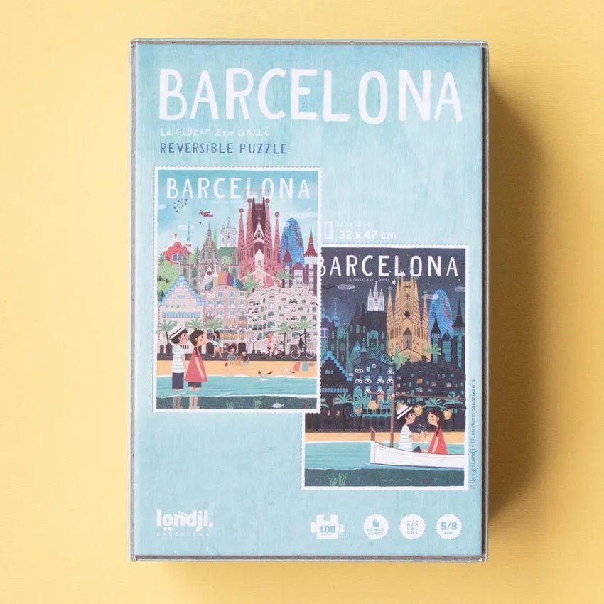 Puzle Skyline Barcelona Reversible | Puzle de la Ciutat de Barcelona