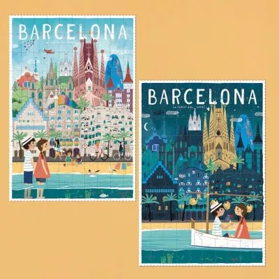 Puzzle reversible Barcelona