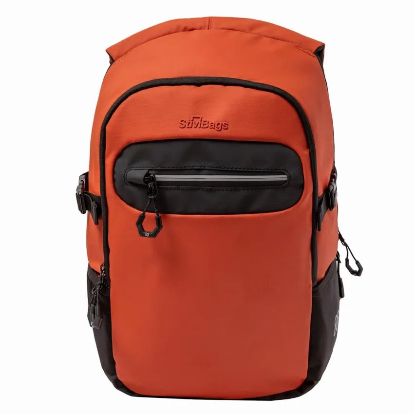 Mochila antirrobo Adventure teja vista frontal