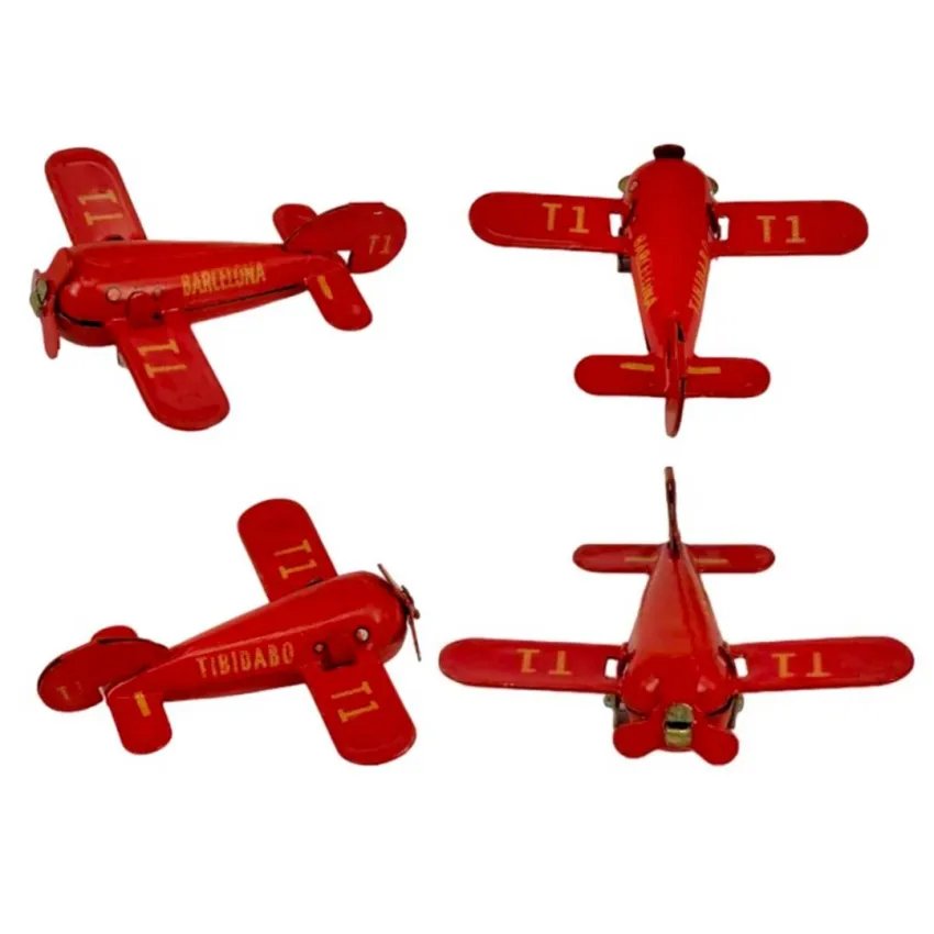 Mini Tibidabo Barcelona Airplane – Collector’s Tin Miniature