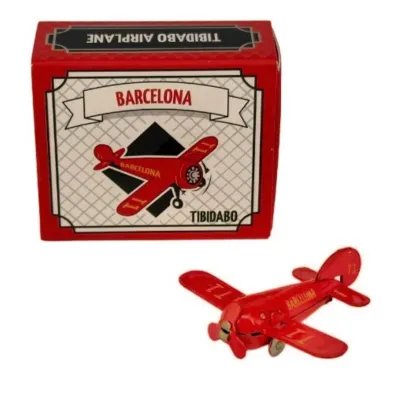 Mini Tibidabo Barcelona Airplane – Collector’s Tin Miniature