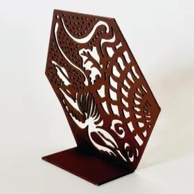 Panot Gaudí en acier corten – Design emblématique de Barcelone