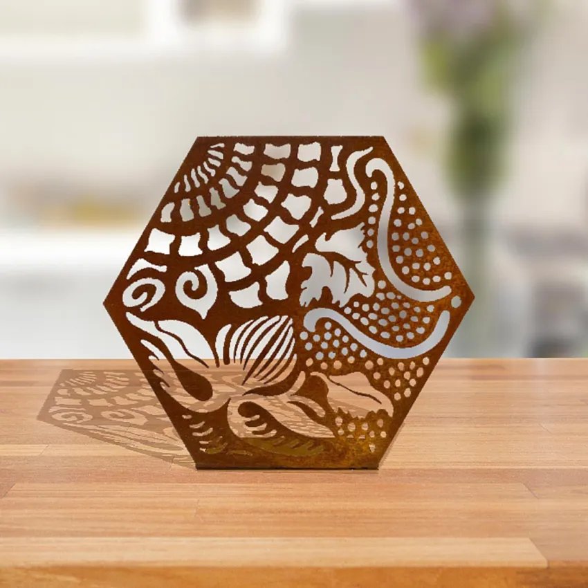 Panot Gaudí en acier corten – Design emblématique de Barcelone