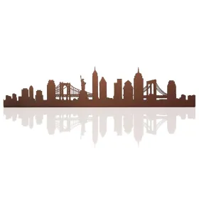 World City Skylines in Oxidized Metal – Oniricat Design
