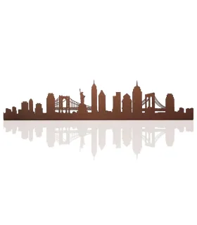 World City Skylines in Oxidized Metal – Oniricat Design