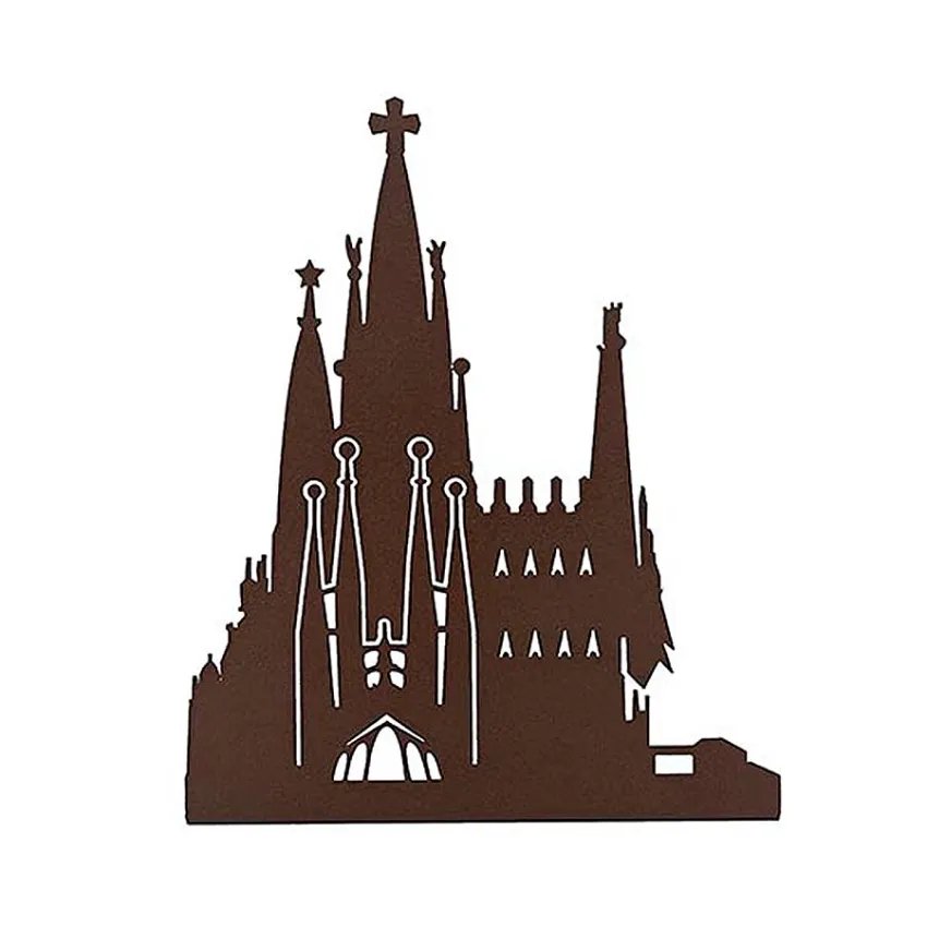 Silueta metálica de la Sagrada Familia – Decoración artística