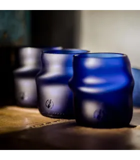 LYQUID – 4 verres artisanaux en verre recyclé