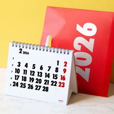 Calendari Vinçon 2026 sobretaula + bossa