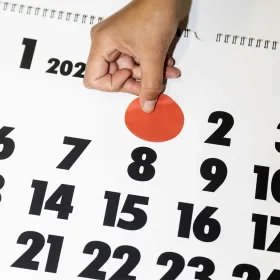Calendrier Vinçon 2026 avec une date précise