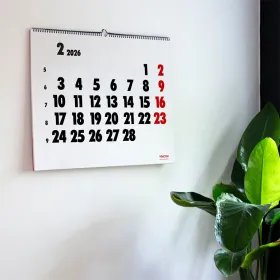 Calendrier mural Vinçon 2026