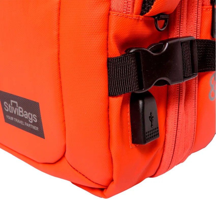 Motxilla Waterproof Airmax – 40-60L, portàtil 17", USB i compartiments