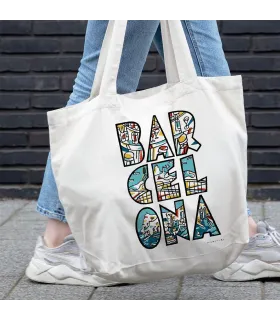 BAR CEL ONA Tote Bag – Mariscal’s Iconic Barcelona Design
