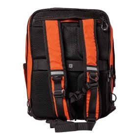 Adventure Eco cabin backpack tile back view, with handles