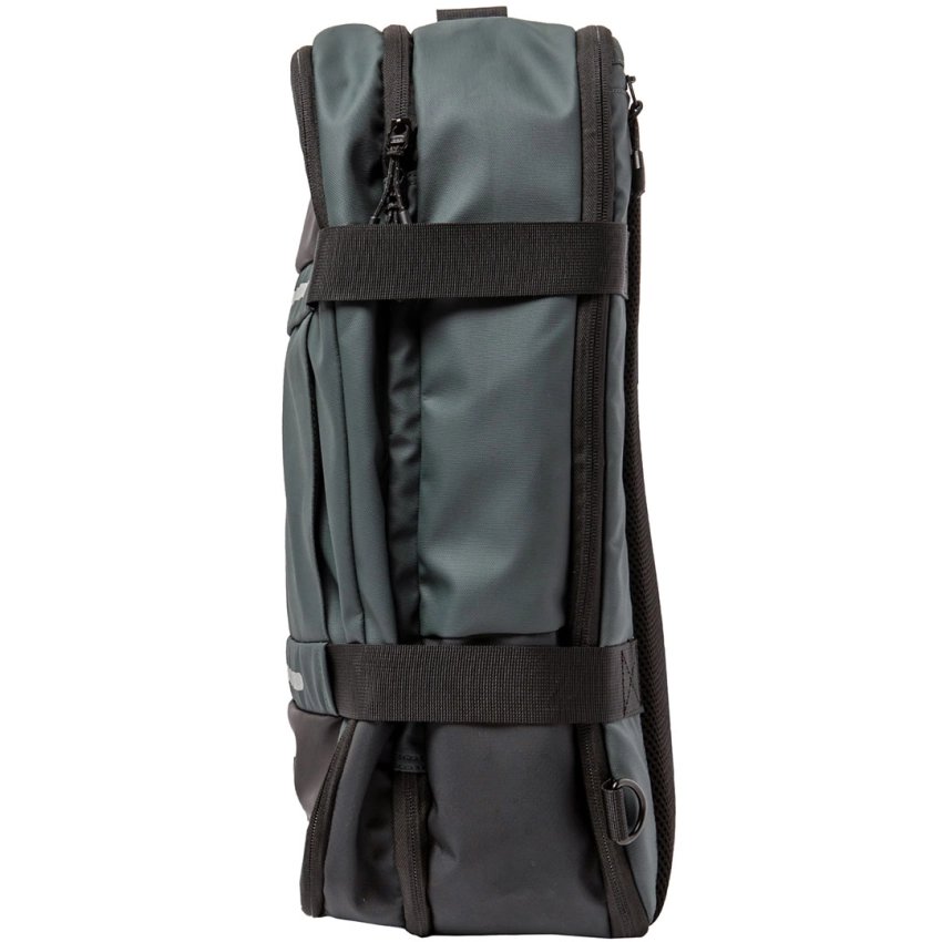 Mochila Adventure Eco Max gris antracita vista lateral oposada