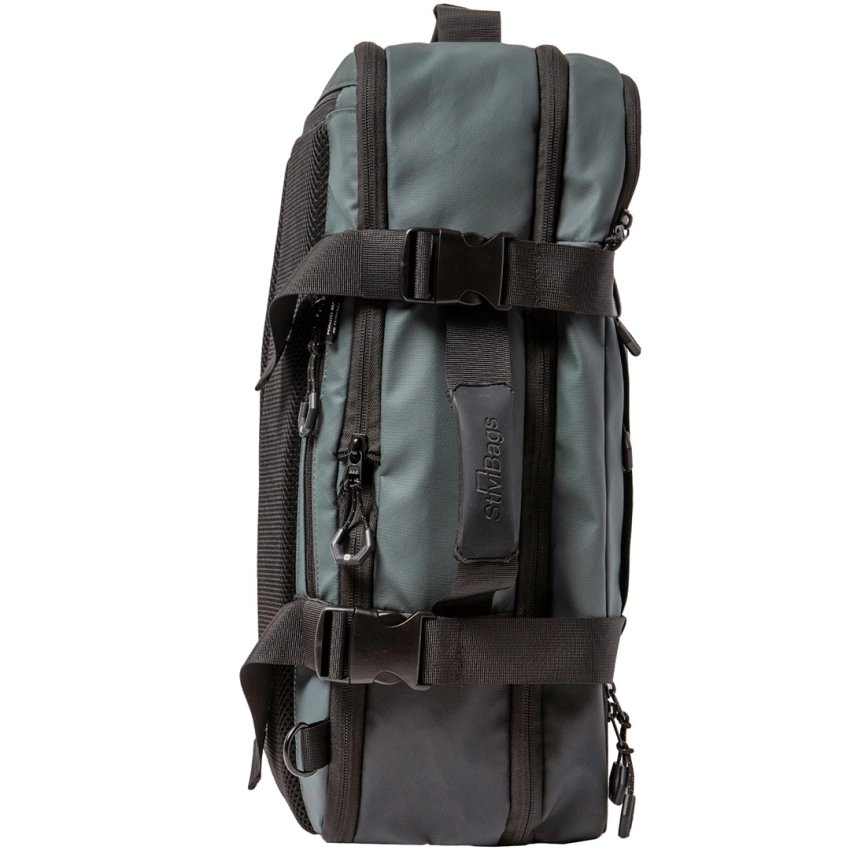 Sac à dos Adventure Eco Max gris anthracite vue latérale
