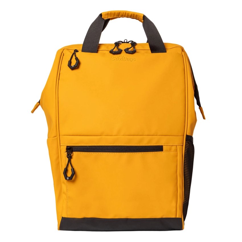 Mochila Adventure Eco Urban amarilla vista frontal