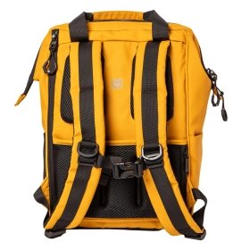 Mochila Adventure Eco Urban amarilla vista dorsal