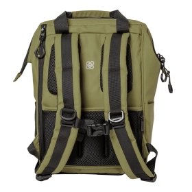 Mochila Adventure Eco Urban caqui vista dorsal