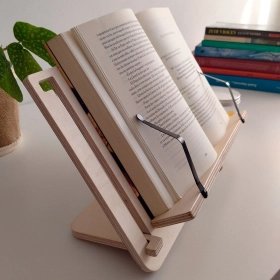 Soporte para libros EL LECTOR vista lateral