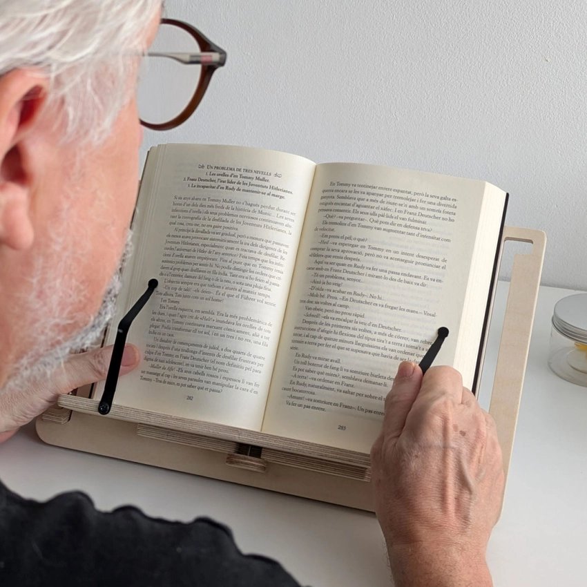 Soporte para libros y tabletas EL LECTOR