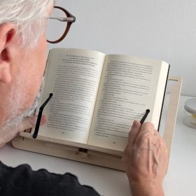 Adjustable stand for books and tablets – EL LECTOR