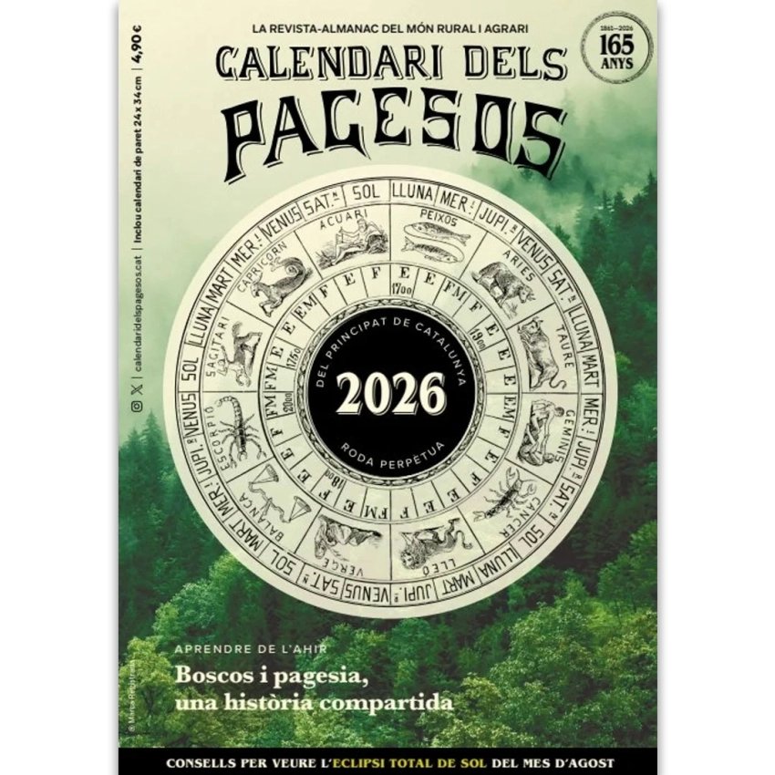 Calendario de los Payeses 2026 – 165ª edición catalana