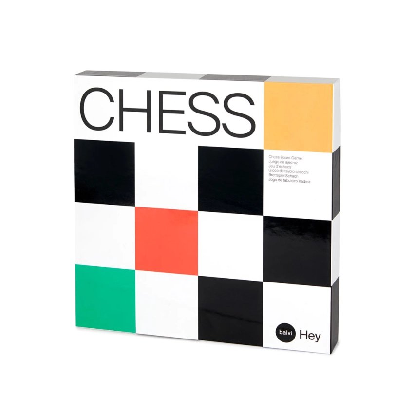 Hey Chess Wooden Chess Set – Original Design Game by Balvi & Hey Studio
