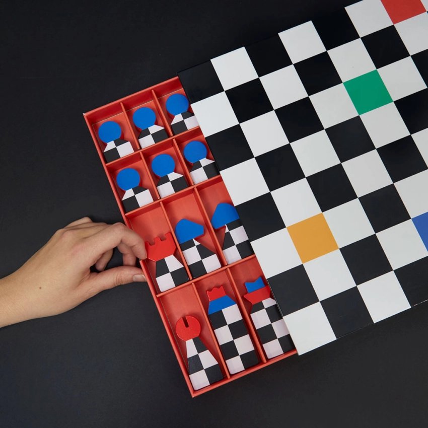 Jeu d’échecs Hey Chess bois – Design original Balvi & Hey Studio