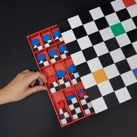 Hey Chess Wooden Chess Set – Original Design Game by Balvi & Hey Studio
