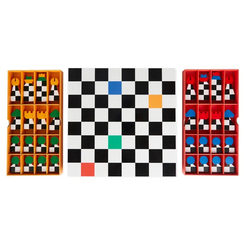 Hey Chess Wooden Chess Set – Original Design Game by Balvi & Hey Studio