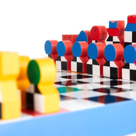 Escacs Hey Chess de fusta - detall
