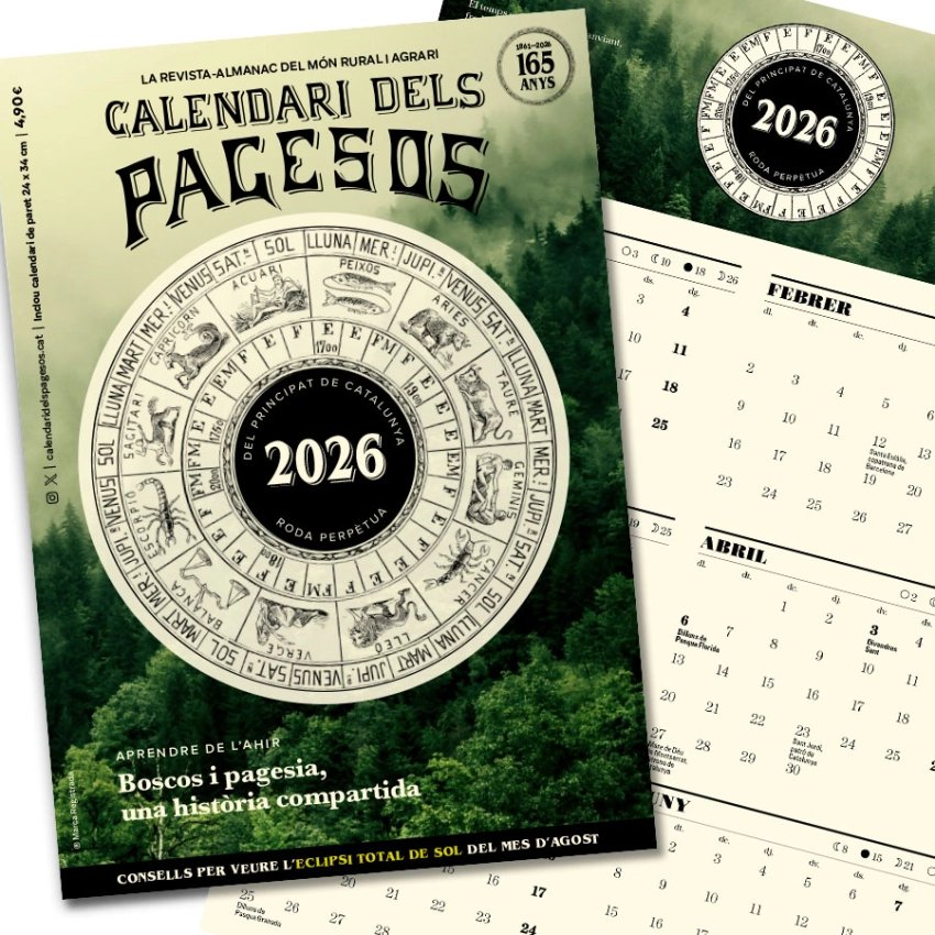 Calendario de los Payeses 2026 – 165ª edición catalana