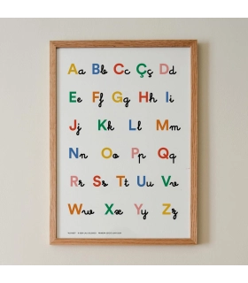 Póster educativo Alfabeto – Aprender jugando