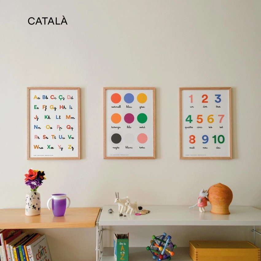 Póster educativo Alfabeto – Aprender jugando