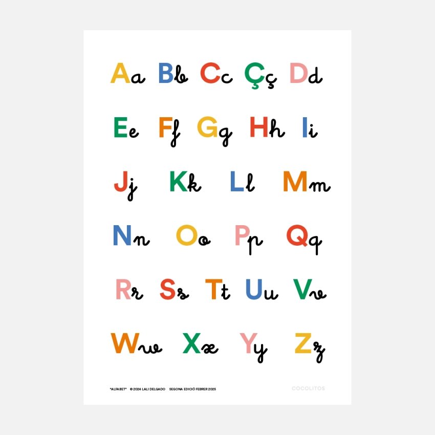 Educational Poster “Alphabet” – Learn by playing