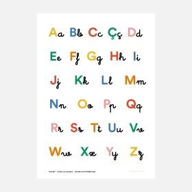 Póster educativo Alfabeto – Aprender jugando