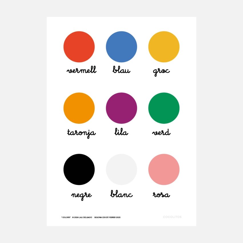 Educational Poster “Colors” – Learn through play