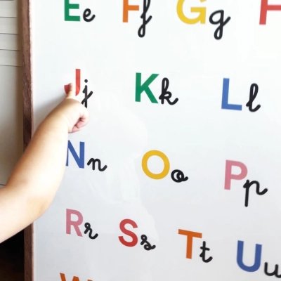 Pòster educatiu Alfabet