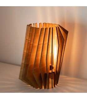 Industrial Wooden Lamp – Handcrafted in Barcelona