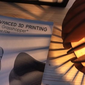 Curved Wooden Lamp – Handcrafted in Barcelona