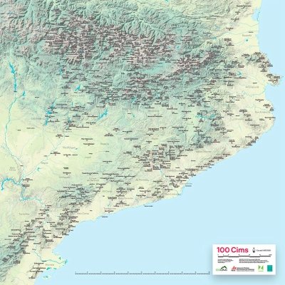 Mapa de rascar 100 Cims – Editorial Alpina & FEEC