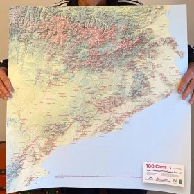 Mapa para rascar 100 Cims – Editorial Alpina & FEEC