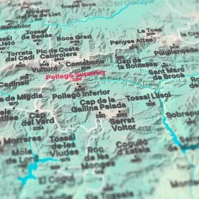 Scratch Map of the 100 Peaks – Editorial Alpina & FEEC