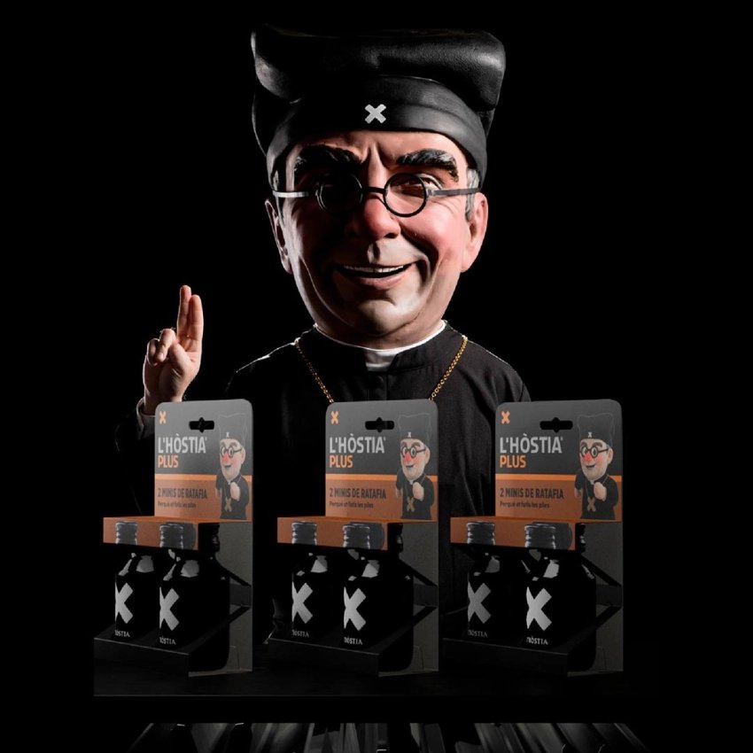 HOSTIA PLUS – 2 Mini Bottles of High-Voltage Ratafia 5 cl