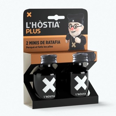 HOSTIA PLUS – 2 Mini Bottles of High-Voltage Ratafia 5 cl