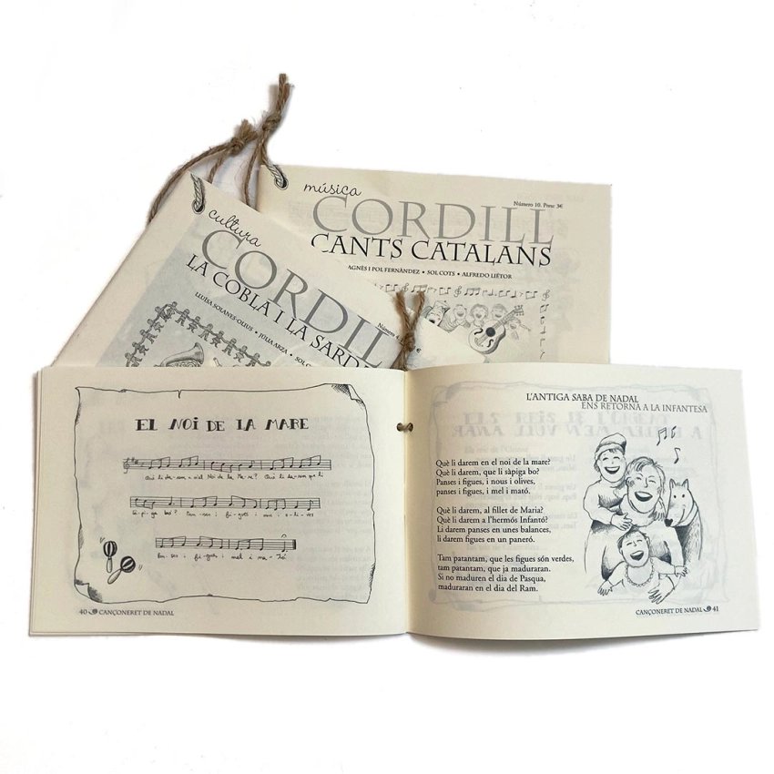 Lote de 3 libros de canciones populares catalanas y navideñas