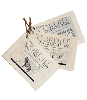 Lote de 3 libros de canciones populares catalanas y navideñas